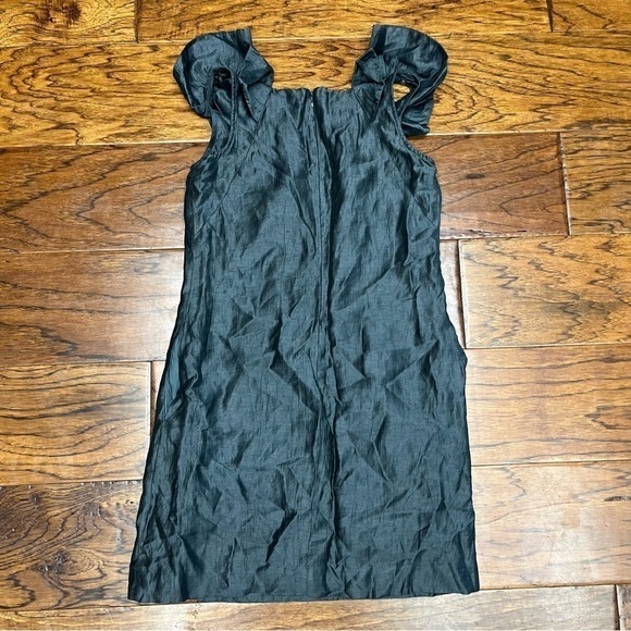 J Crew Rumpled linen Meron Shift Dress - Picture 3 of 9